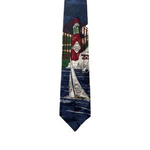 Vintage Tabasco Sailboat Tie